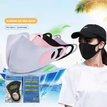Sunscreen Mask Summer Ice Silk Mask Washable Breathable Dust Mask Anti-pollen Protective Mask Sunscreen Mask Summer Ice Silk Mask Washable Breathable Dust Mask Anti-pollen Protective Mask