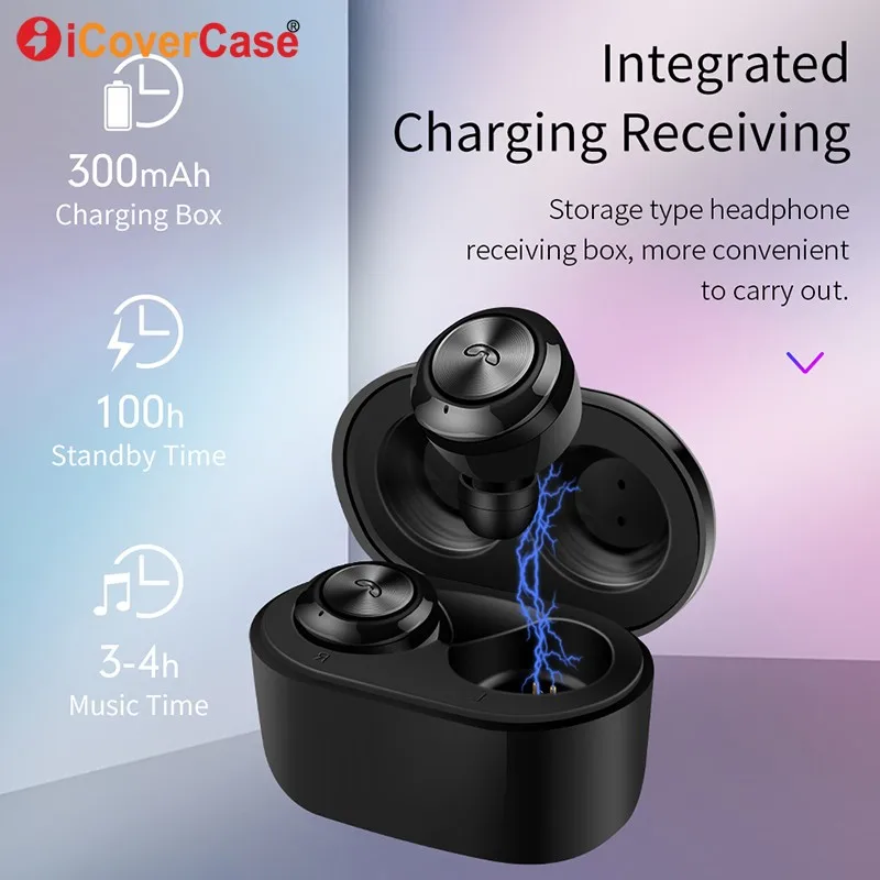 Wireless Headphone Earbud For iPhone 11 Pro Max 11 pro 11 X XR XS Max 8 plus Twins Bluetooth Earphones with Charging Box and Mic