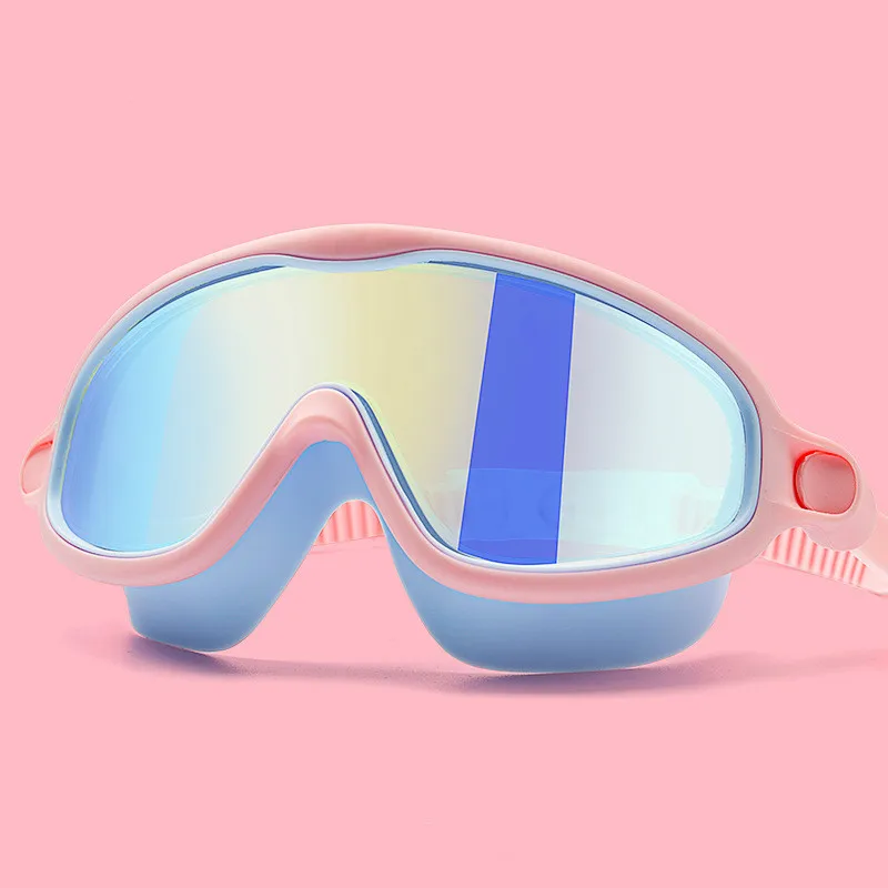 Children Waterproof Silicone Goggles Swim Eyewear For 3-14 Years New Adjustable Swimming Glasses Anti-Fog UV Protect | Спорт и