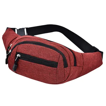 

MAIOUMY Men's Womens Simple Leisure Fashion Oxford Sport Fitness Waist Packs Skin Feminina Strap Hip Hop Masculina Women 19Dec3