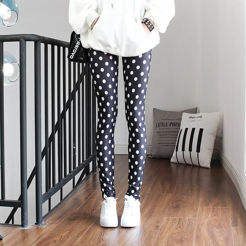 DOIAESKV Fashion Leggings Sexy Casual and Colorful Leg Warmer Fit Most Sizes Leggins Pants Trousers Woman's Leggings thermal leggings