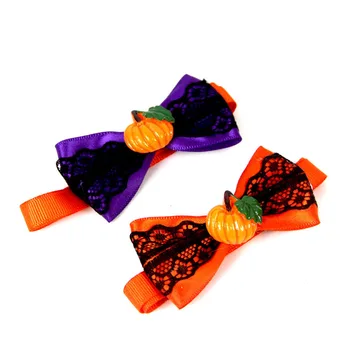 

20 PCS Pet Cat Dog Bow Tie Winter Pet Supplies Dog Accessories Small Dog Bowtie Collar Pumkin Style Small Dog Grooming Products