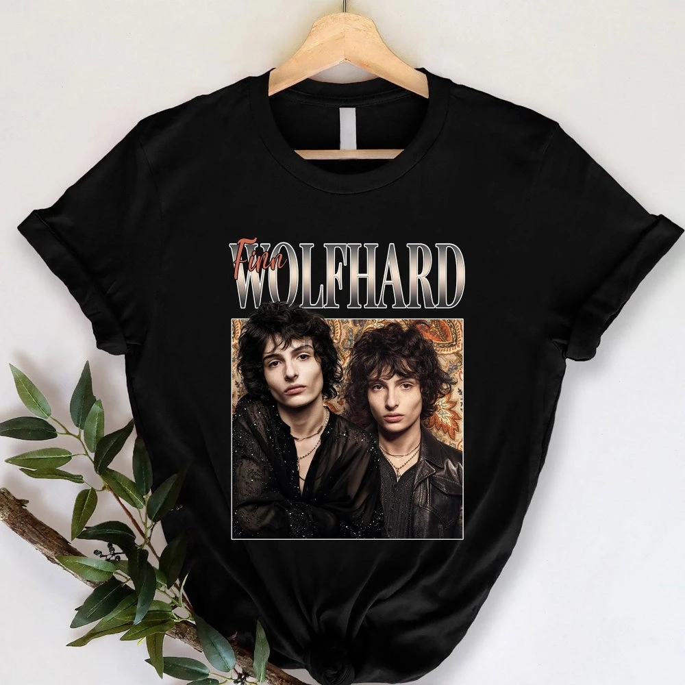 Finn Wolfhard Shirt S vintage TV Series tee Homage t shirt retro classic tees unisex |