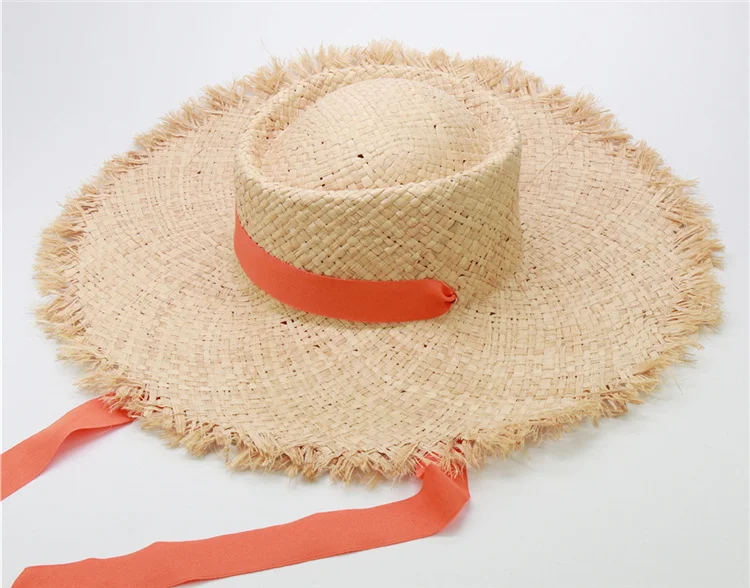 Новые Популярные Длинные ленты рафия пляж hast для женщин украшение лобового стекла летняя соломенная шляпа Прямая поставка