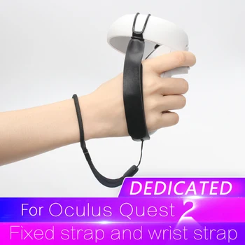 

For Oculus Quest2 Virtual Reality Control Handle Wrist Strap Adjustable Wrist Strap VR Headset band Anti-Fall Accessories
