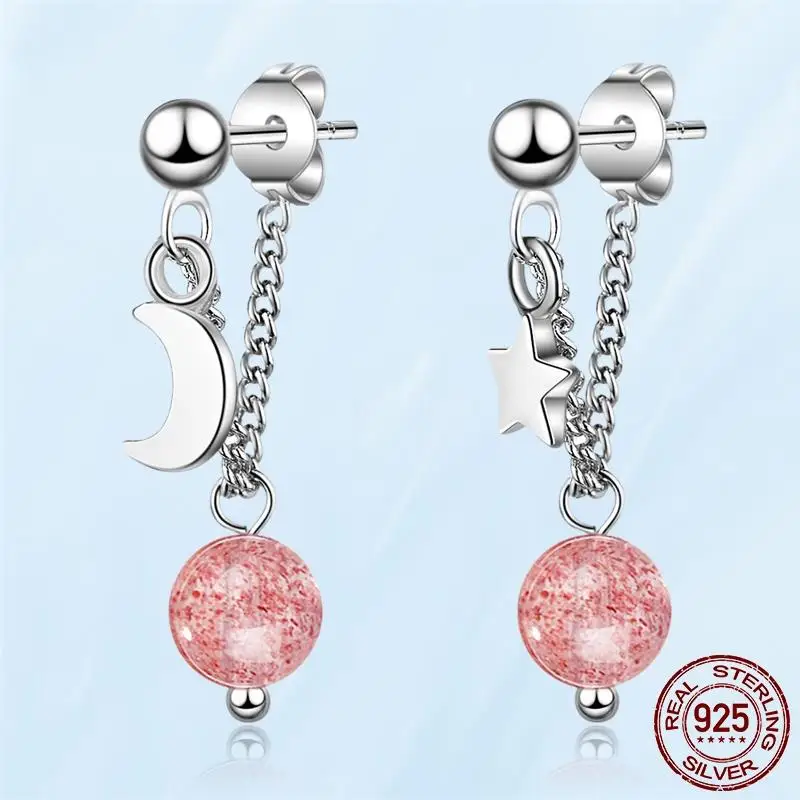 Silver Earrings Real 925 Sterling Silver Asymmetrical Heart Hoop Earrings for Women Fashion Silver Earring Jewelry Gift