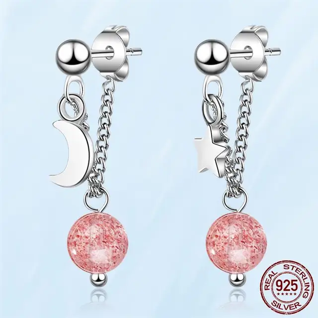 Silver Earrings Real 925 Sterling Silver Asymmetrical Heart Hoop Earrings for Women Fashion Silver Earring Jewelry Gift PAE080