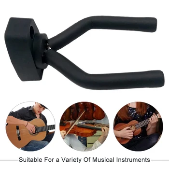 

Aiersi Guitar Violin Hanger Stand Wall Mount Hook Holder Fit For Bass Ukulele Violin And other String Instruments