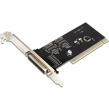 

5pcs/lot PCI to DB25 LPT Parallel Port Expansion Card PCI Parallel Port Converter Adapter Controller for Desktop PC Printer