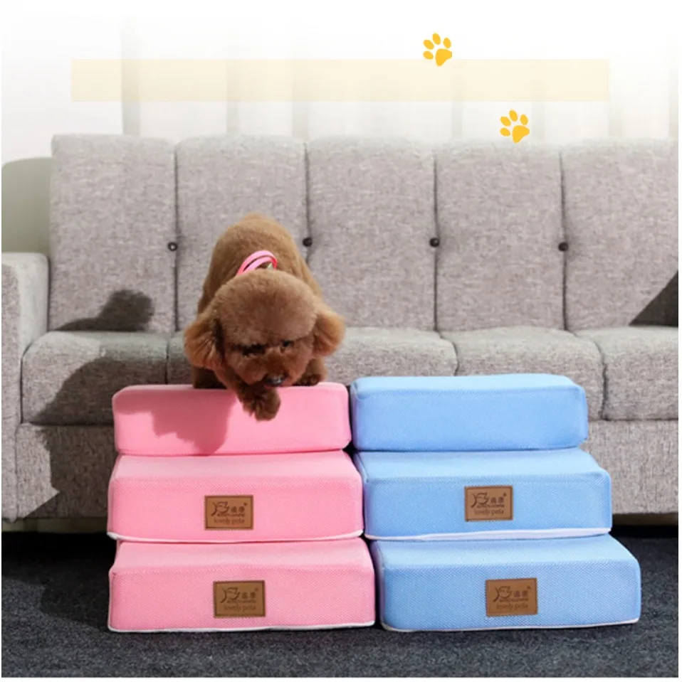 Pet Stair Dog Ladder Bed 3/4 Steps for Small Dogs Cat Sofa House Stairs