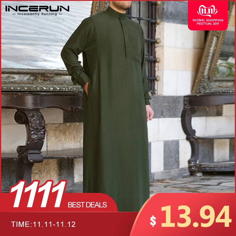 Модная мусульманская одежда tobe Jubba мужской халат с длинными рукавами Саудовская Аравия tobe кафтан Ropa Arabe исламский Тобе индийский Халат