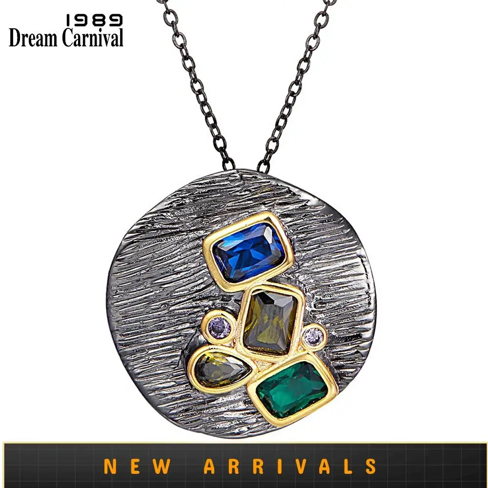 DreamCarnival1989 Новое нежное женское ожерелье с кулоном для женщин всех форм Цвет кубический циркон вечерние ювелирные изделия WP6675