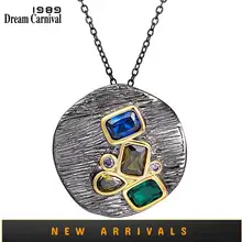 DreamCarnival1989 Новое нежное женское ожерелье с кулоном для женщин всех форм Цвет кубический циркон вечерние ювелирные изделия WP6675