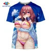 The Quintessential Quintuplets Print Anime Girl Nakano Miku T-Shirt Summer Casual Men's T Shirts Fashion Funny Short Sleeve Tees ► Photo 3/6