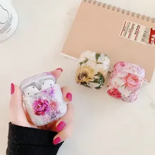 Чехол flora для AirPods 1/2 чехол Роскошный Подсолнечник силиконовый защитный чехол для Air pods чехол для беспроводных наушников чехол s funda capa