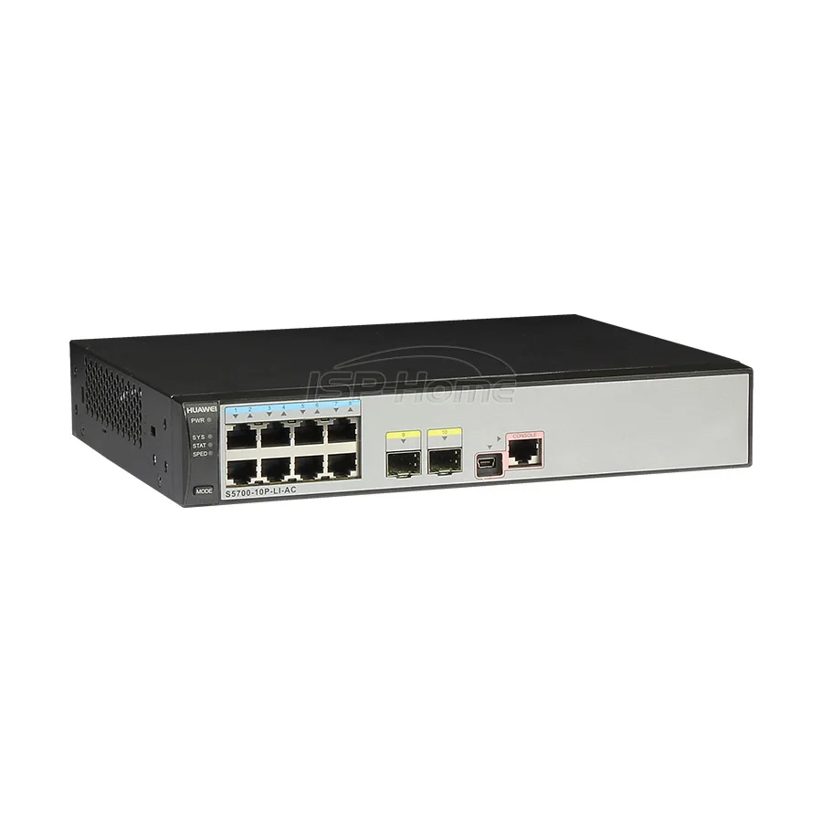 S5700-10P-LI-AC(8 портов Ethernet 10/100/1000, 2 Гига SFP, AC 110/220 В