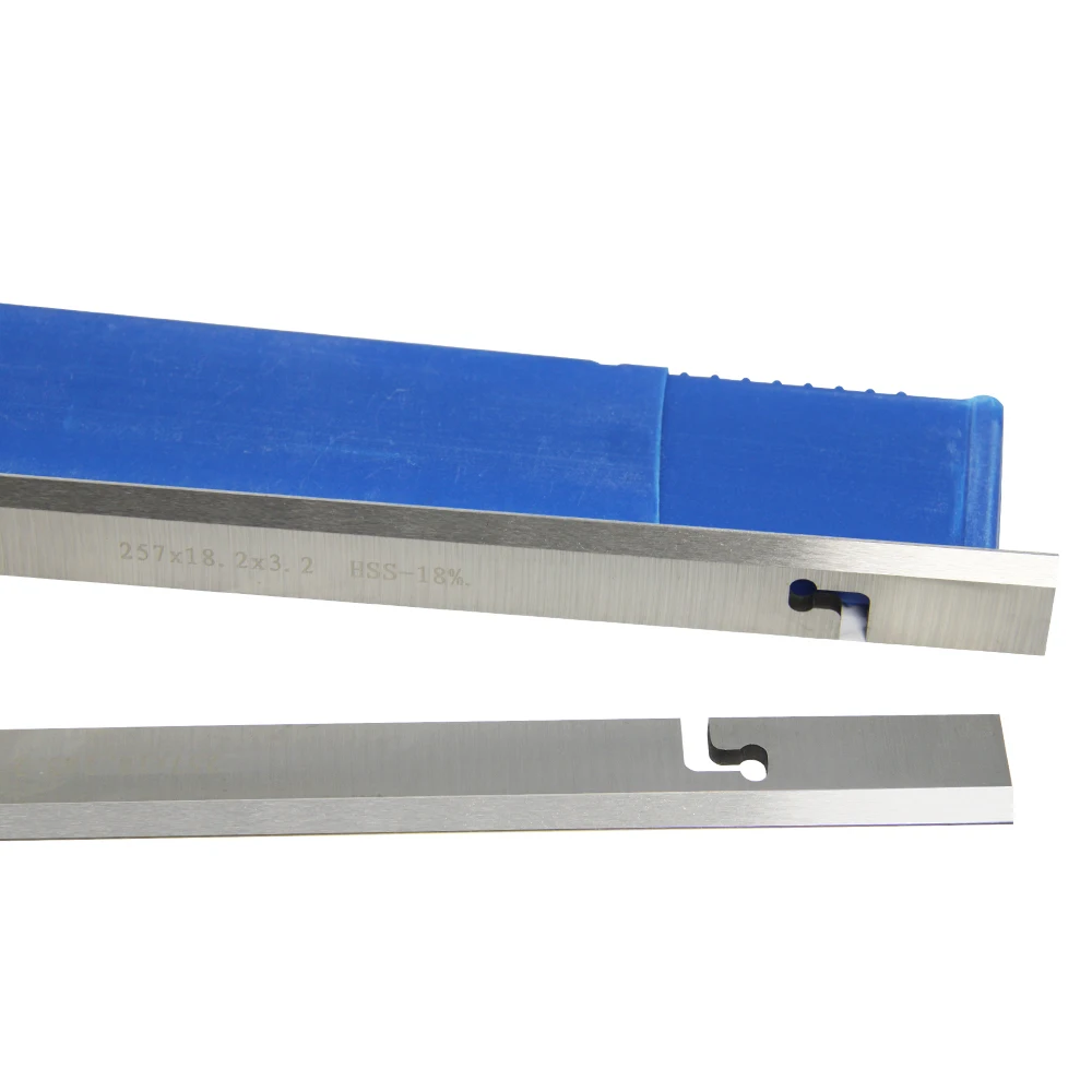 Planer Blades 1 Pair 257mm HSS Woodworking Tools For Fox F22-561 MacAllister COD1500PT Axminster CC10T