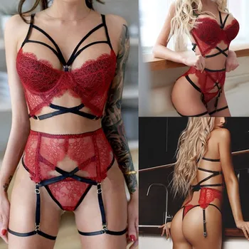 

Woman Lingerie 2019 Women Sexy Lingerie Set Summer Lacely Lace Push Up Bra Set Transparent Panties Underwear Push Up B4