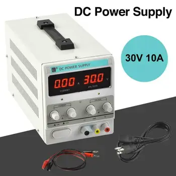 

New DC Power Supplies 30V 10A 110V Precision Variable Digital Adjust w/Clip
