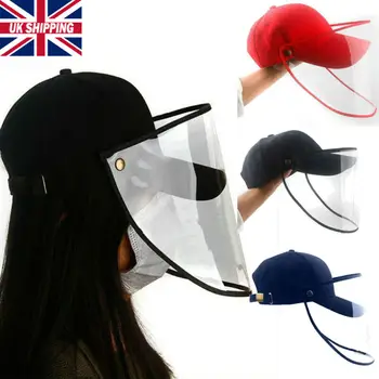 

Practical Anti-saliva Protective Baseball Hat Outdoor Plastic Front Block Hat