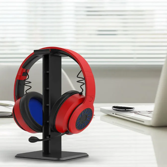 Headphone Holder Mounted Hook Display Shelf Desktop Stand Headphone Bracket Hanger