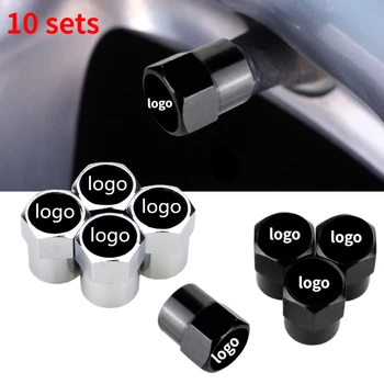 

10 Sets Tire Valve Caps Valve Cover Fashion Auto Emblem Decoration Puerto Rico For BMW F10 E46 E30 Chevrolet Trax Cruze Captiva