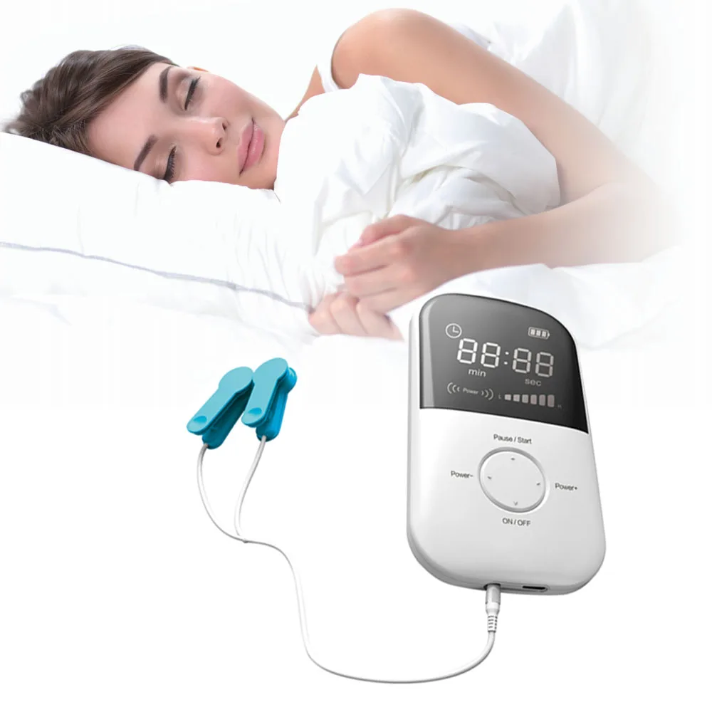 Insomnia CES Therapy Device Non Invasive No Side Effect Home Use Sleep Aid Anti Depression Anxiety Migraine Treatment Instrument