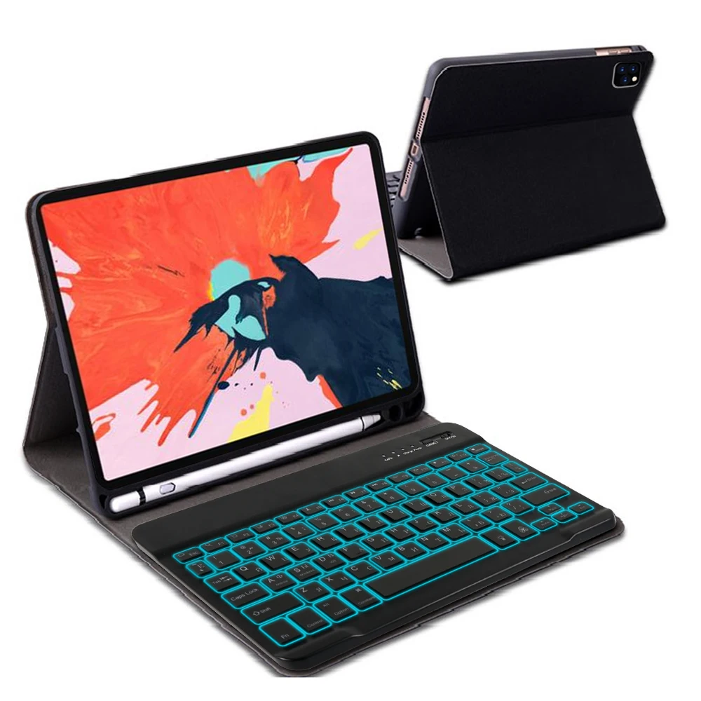 Чехол с клавиатурой toupad для iPad pro 2020 11 &quotсветодиодный свет подсветкой чехол