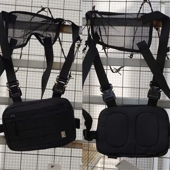 

Metal Button 1017 ALYX 9SM Functional Tactical Chest Bags 2 Buckles ALYX Bag Kanye West Men Women Backpacks