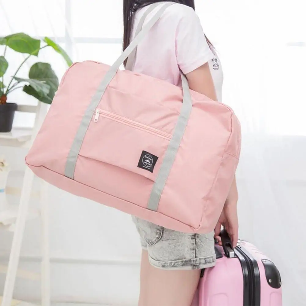 Foldable Large Duffel Bag Luggage Storage Bag Waterproof Travel Pouch Tote Bag