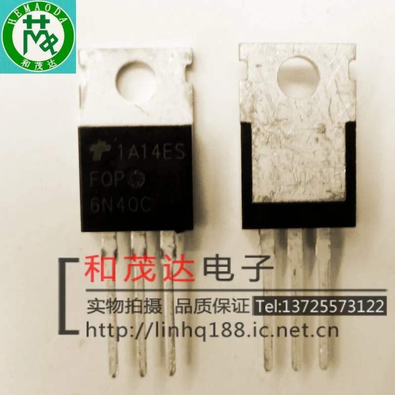 5 шт/FQP6N40C 400V 6A TO-220 TO220