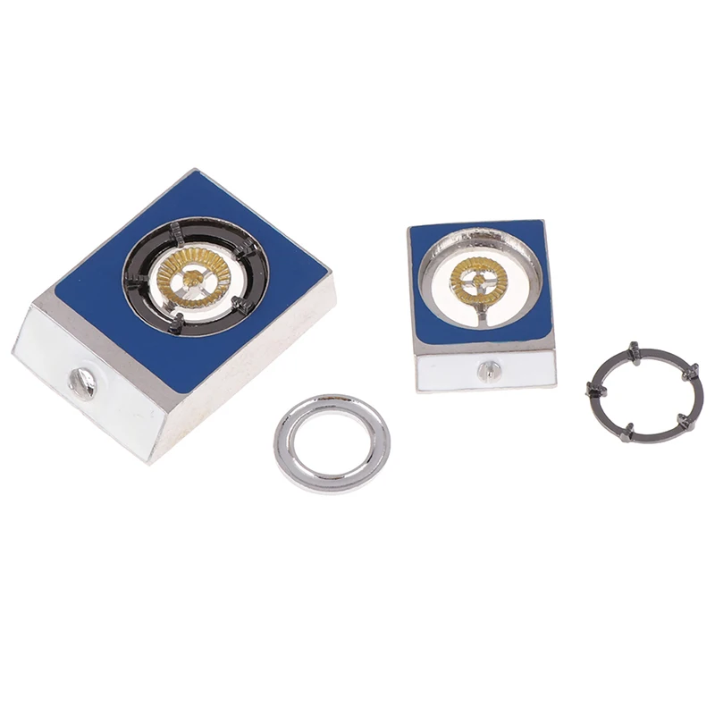 

For 1:12 Scale Dolls House Decoration Dollhouse Metal Single Gas Stove Burner Miniature Cooker Toy Kitchen