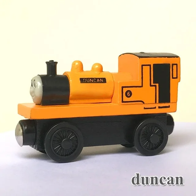 1 шт. поезд волшебный трек поезд автомобиль деревянный поезд горячие колеса Томас и друзья для детей подарок 48 типов выбрать автомобиль поезда игрушки - Цвет: duncan