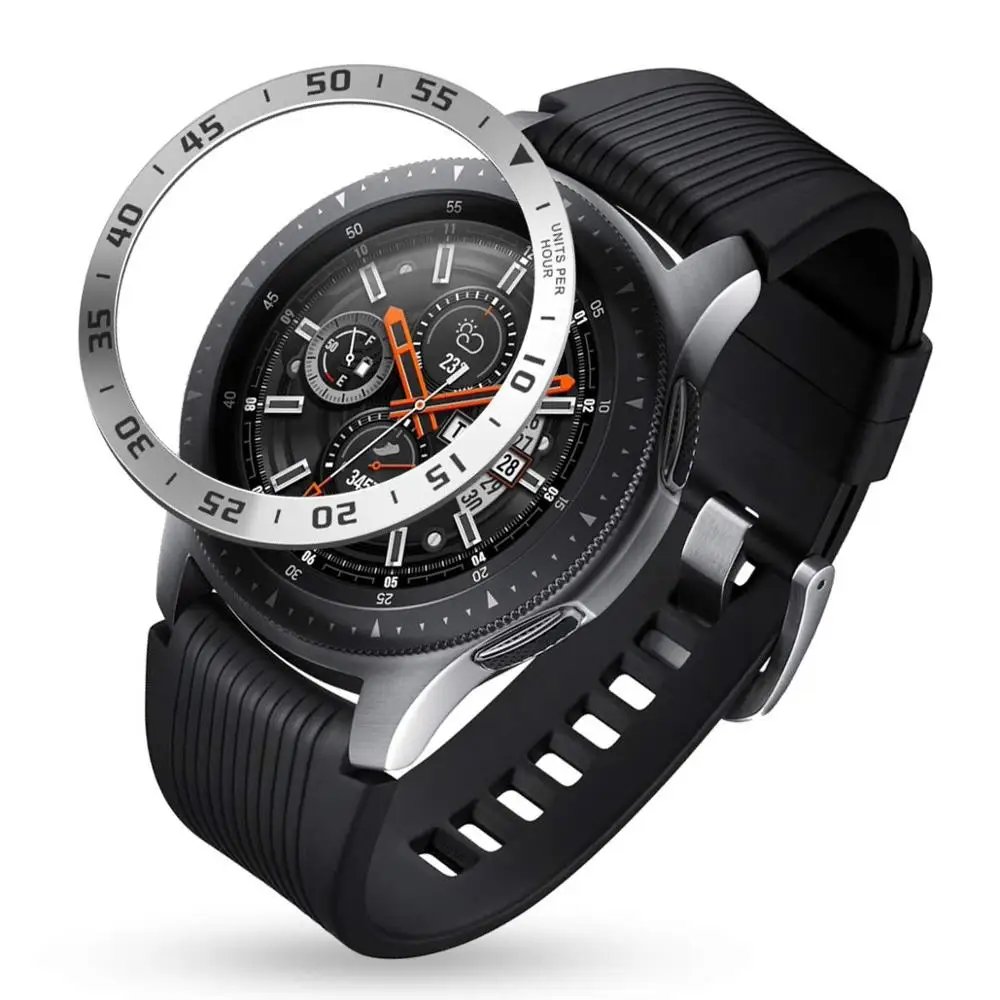Металлический чехол для Samsung Galaxy Watch 46 мм/42 мм Gear S3 Frontier/Classic Sport клейкая крышка