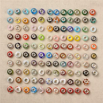 

50 conventional random send mail eye glass bead big hole beads of DIY accessories