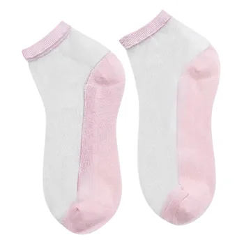 

Invisible Glass Fiber Female Thin Crystal Boat Socks Cotton Summer And Autumn Stitching Socks