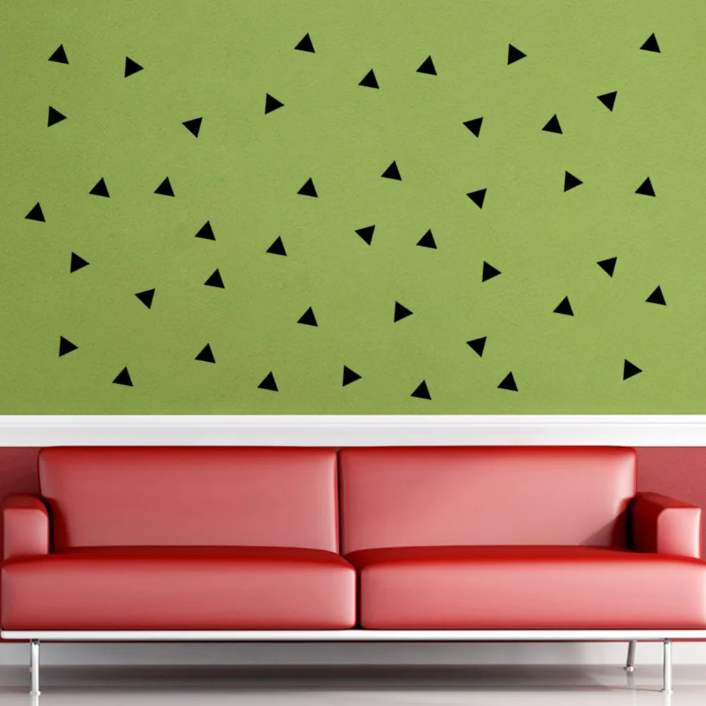 154 шт./лист виниловые наклейки на стену в виде треугольников 5 см|triangle wall stickers|wall