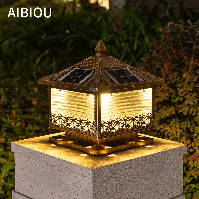 Новое поступление современная лампа Aibiou на солнечной энергии с дистанционным