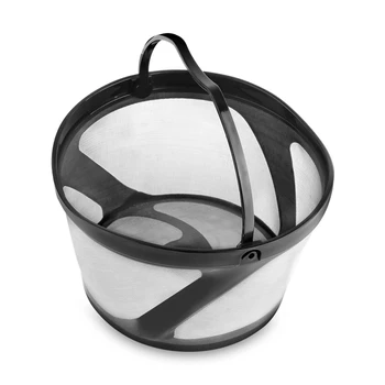 

1PC Basket-Style Reusable Coffee Filter Permanent Metal Mesh Tool Coffee Accessories