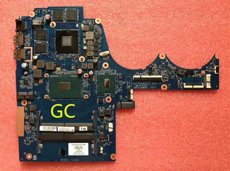 #Special Offers DAG35DMBAD0 15-BC motherboar for HP 15-BC 15-AX Laptop Motherboard i5-7300hq CPU GTX1050-2GB 100% original