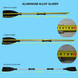 Каноэ алюминиевые весла для яхты из сплава креативные пляжные лодочные весла съемные морские резиновые лодки доски для серфинга водные