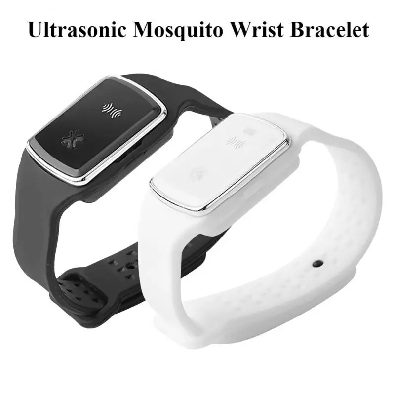 Ultrasonic Mosquito Repellent Bracelet Waterproof Pest Insect Bugs Outdoor Kids Anti Mosquito