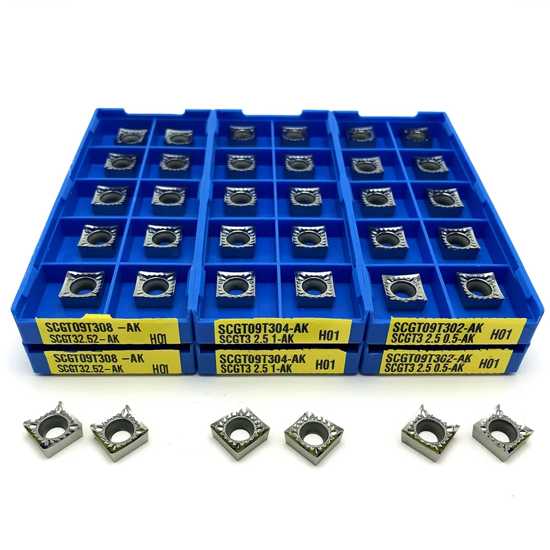 SCGT09T302SCGT09T304SCGT09T308AKH01AluminumInsertsCuttingtool