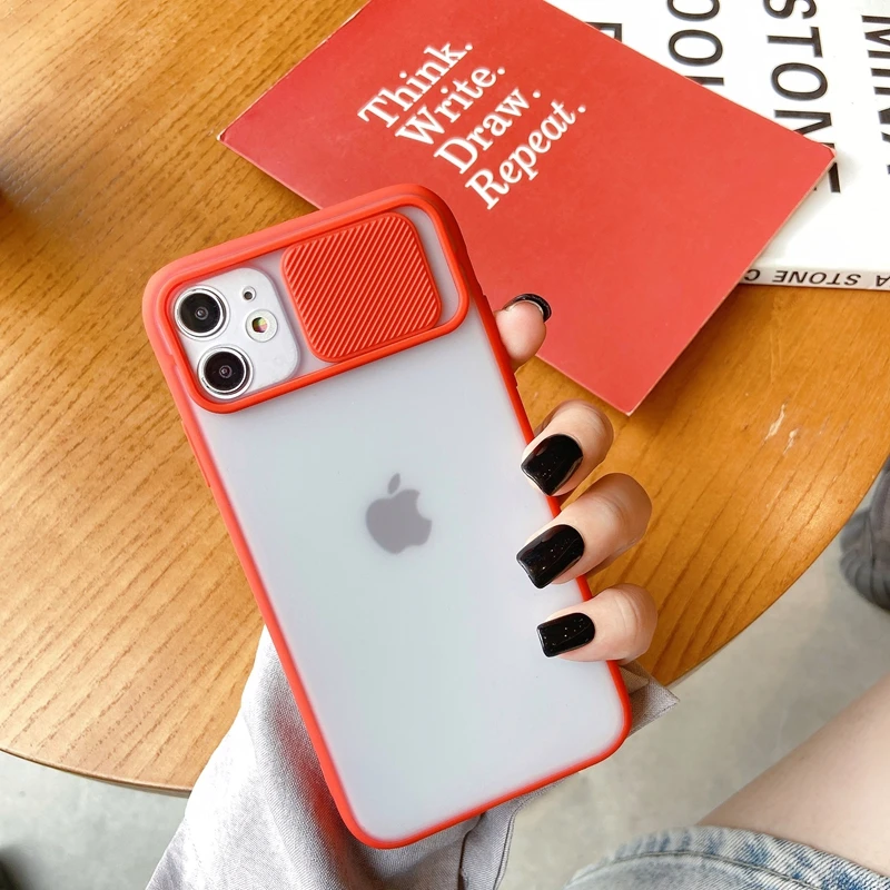 Camera Protection Soft Phone Case For Etui iPhone 11 Pro Max 6 7 8 Plus XR XS SE 2020 Solid Color TPU Back Cover Coque | Мобильные