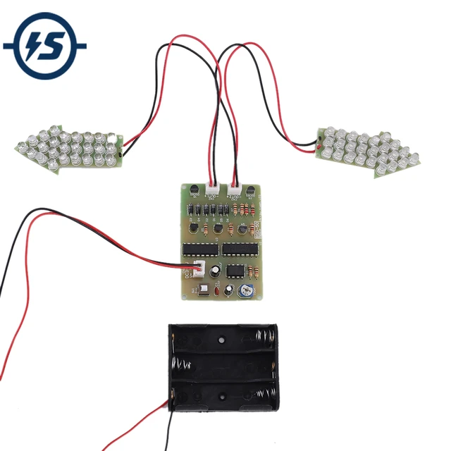 DIY Kit Analog Verkehrs Signal Anzeige Dual-Farbe LED Blinklicht