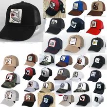 Новая бейсболка с вышивкой в виде животных, милые летние сетчатые Мужские шлемы для водителя, подходят для goorinm2