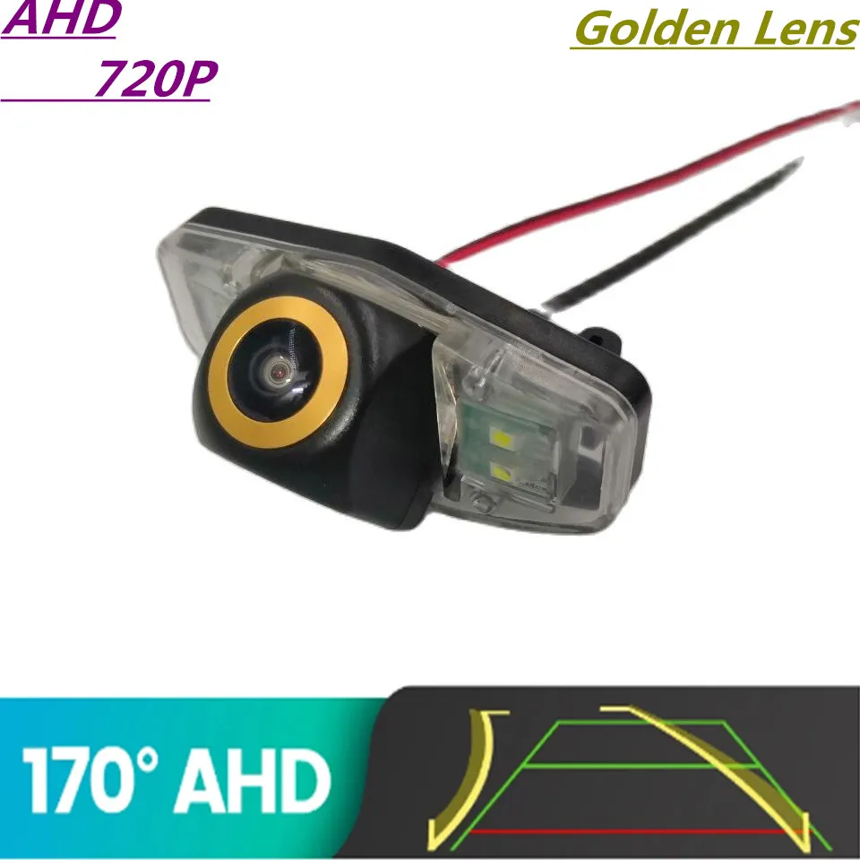 

AHD 720P Golden Lens TrajectoryCar Rear View Camera For Honda Accord 6 1997-2002/Accord /Civic 2012-2015 Reverse Parking Monitor