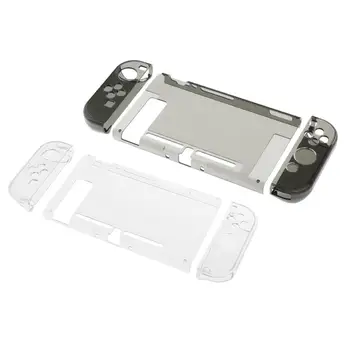 

Dockable Crystal Transparent Clear Hard Case Cover with Grip Cover Shockproof Anti-Scratch for Nintendo Switch