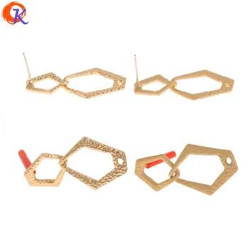 

Cordial Design 50Pcs 17*34MM Jewelry Accessories/Hand Made/Earrings Stud/Soft Pin/Geometry Shape/DIY Making/Earring Findings