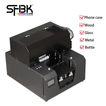 Online A4 UV Inkjet-flachbettdrucker Schnell Trocknend Mit Zylinderrollenlager Multi-funktion Mit Fünf Farbe Tinte Set Freies Verschiffen